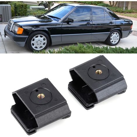 2 Stück Stoßstangenhalterungsabdeckung Zubehör passend für Mercedes Benz W201 1982-1993 2018800114 (1/5)
