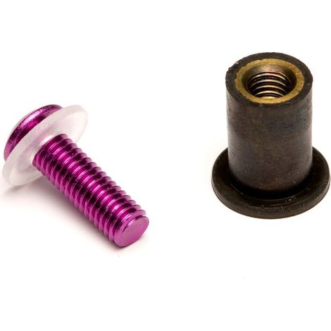 Kit de tornillos kyoto 4mm diámetro 8 unidades anodizado