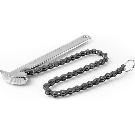 Chiave a cricchetto a catena da 410 mm per utensili per tubi di grandi dimensioni