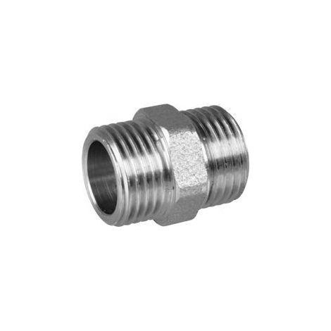 Conector de latón cromado de 1/2"