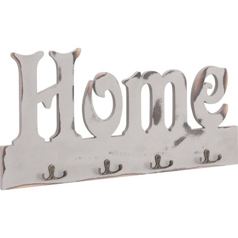 Perchero de pared HOME 50x23 cm
