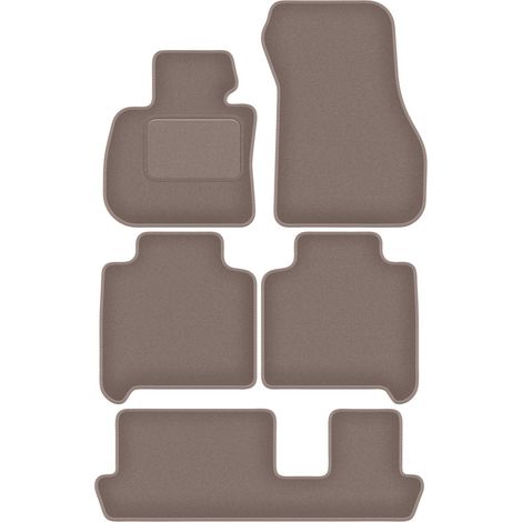 Tapis en velours beige pour : BMW 2 F46 7 places (2015-2022) (1/5)