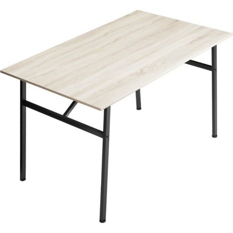 Home Heavenly®- Mesa de Comedor salón Asturia, mesa disegno industrial para 4 comensales 120 X 75 X 76 cm Color : Beige (1/5)