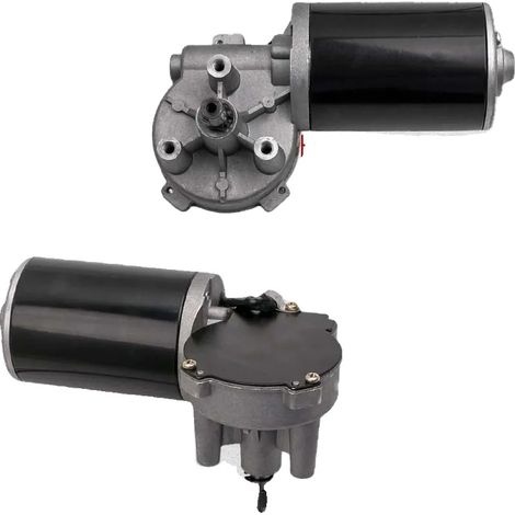 Réducteur de moteur à vis sans fin, 24V CC, 45W, 30 Nm de couple, 220 tr/min de vitesse, diamètre d'arbre de 10 mm (1/5)
