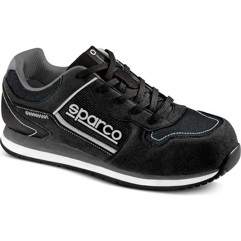 Sparco 07527NRGR Sicherheitsschuhe Sneaker Style S1P SRC Schwarz/Grau 38
