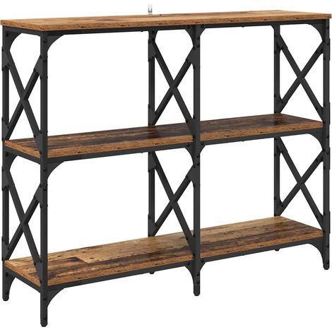Table console Bois Ancien 100 x 28 x 80,5 cm Bois d'ingénierie CFW817756 (1/5)