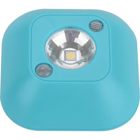Veilleuse Led Sans Fil Avec Capteur De Mouvement Infrarouge Pour Placard Et Cuisine Alimentation Par Pile Bleu 1 Piece (1/5)