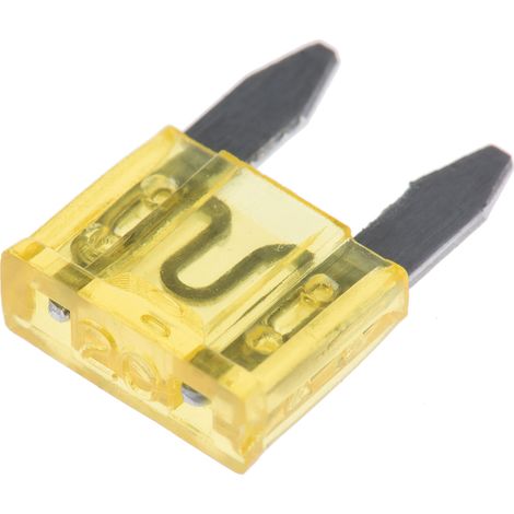Fusible automobile Mini, RS PRO, Jaune, 20A, 32V c.c.