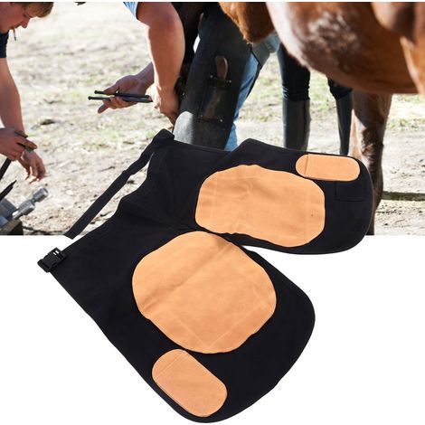 Tablier de parage, crampons pour sabots, jupe en cuir, culotte d'équitation en cuir, bavoir d'équitation, fournitures d'écurie, produits de nettoyage pour chevaux (1/5)