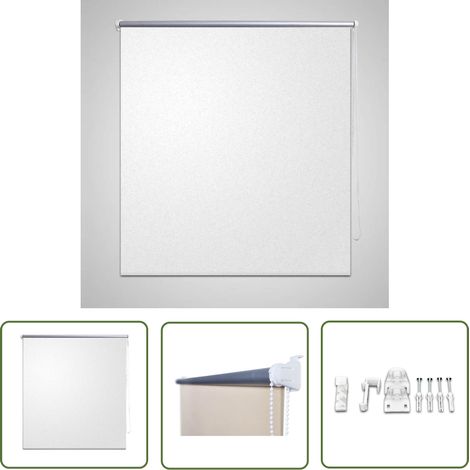 Verdunkelungsrollo Verdunklungsrollo 100 x 230 cm weiß - Verdunkelung Rollo - Fensterrollo - Raffstore - Tageslichtblockierer - Raumgestaltung (1/4)