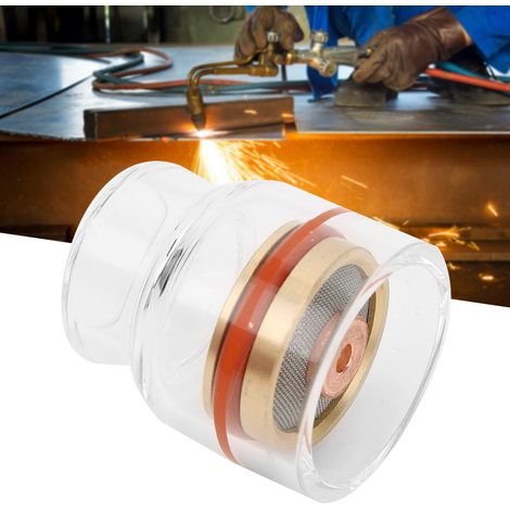 Kit d'accessoires pour torche de soudage WP-9/20, comprenant une lentille à gaz, une pince et un bécher en verre pour les torches de soudage Arong. (1/5)