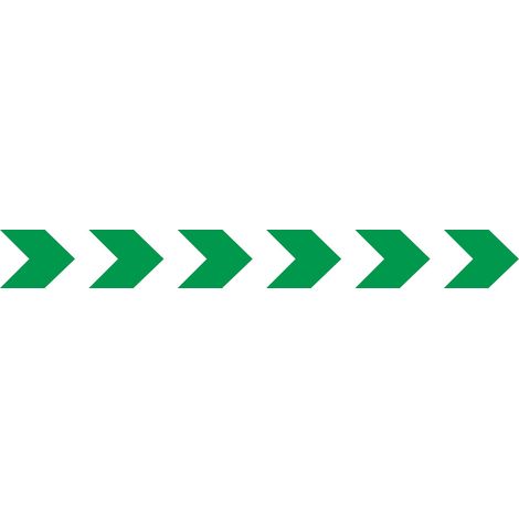 Lot 2 bandes 100mm x 1m - Chevrons Vert - 4641249