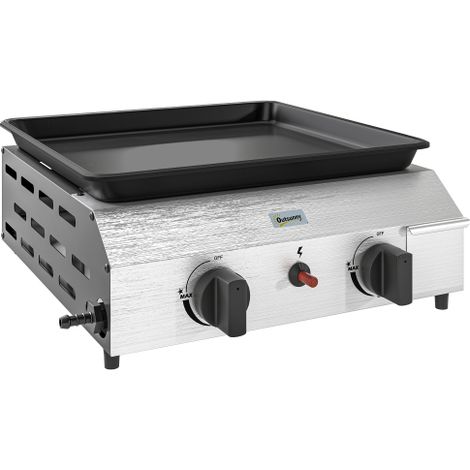 Compact Two Burner Portable Gas Grill for Outdoor Cooking and Camping Adventures (1/5)