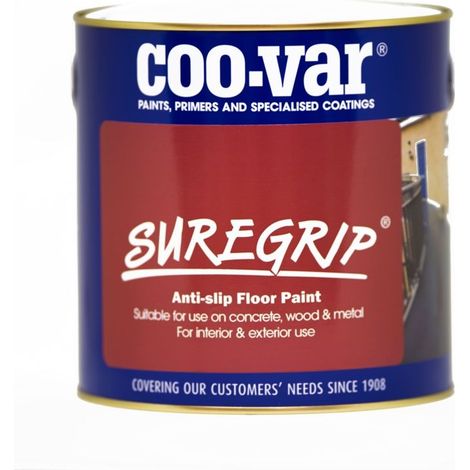 CooVar Suregrip Anti Slip Floor Paint - Yellow - 1 Litre