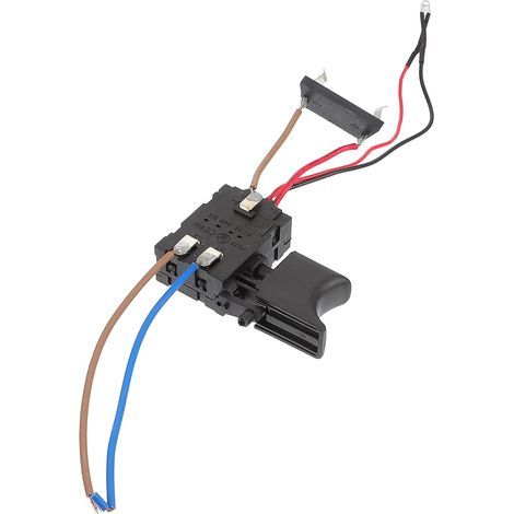 Interrupteur Électrique en 16a Éclairage Plastique 12v Fonction Noir pour et Réglage de Vitesse sans Perceuse pour Outils Fil (1/5)