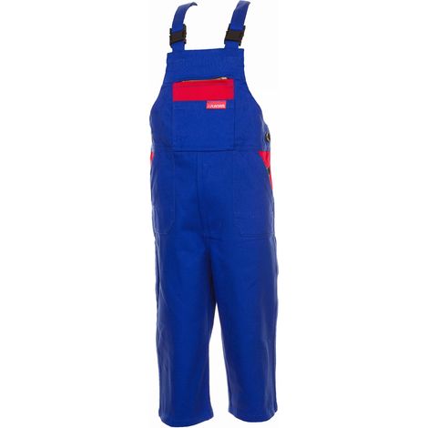 Salopette enfant ,100%BW,291g/m2,122/128, /rouge (1/4)