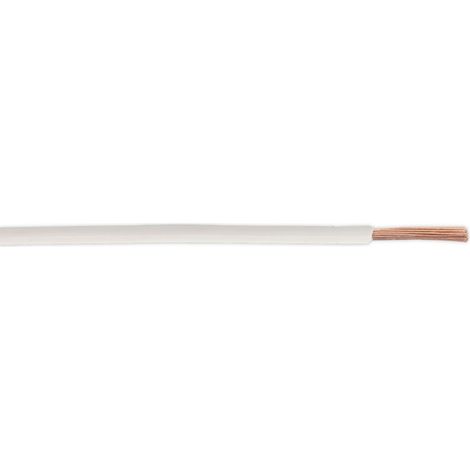 Sealey Automotive Cable Thin Wall Single 2mm� 28/0.30mm 50m White AC2830WH