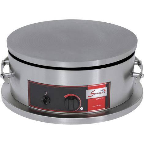 Crêpière gaz foraine professionnelle à usage intensif - Diamètre 40 cm - Sofraca (1/4)