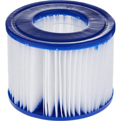 Cartouche filtrante Type VI BESTWAY, lot de 2 filtres de rechange compatible avec spa gonflable Lay-Z-Spa bain à remous chauffant (1/5)