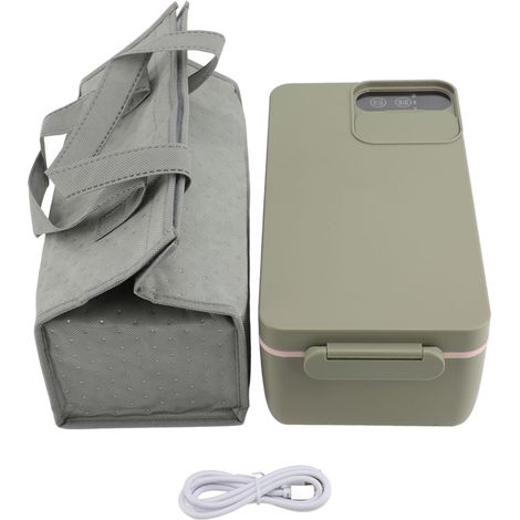 Boîte à déjeuner chauffe-plats en acier inoxydable 304, grande capacité 1L, Portable pour le bureau