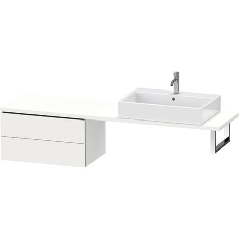 Duravit L-Cube Meuble bas pour console, 2 tiroirs, 720x400x477,