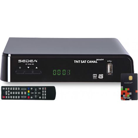 Récepteur TV Satellite HD - SEDEA - Mini - PVR Ready - Timeshift - Compatible TNTSAT V6 (1/3)