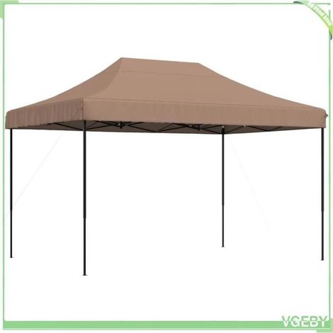Tente de réception pliable - FAFEICY - 4005012 - Marron - 410x279x315 cm - Pop-up pliable (1/5)