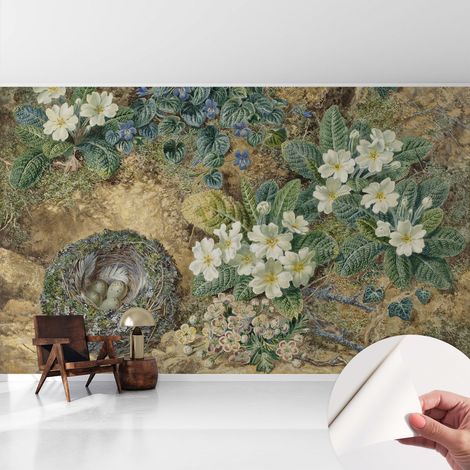 Selbsthaftend Tapete für Wohnzimmer Schlafzimmer Küche - Wanddekoration  Frühlingskomposition 416x254 cm (1/5)