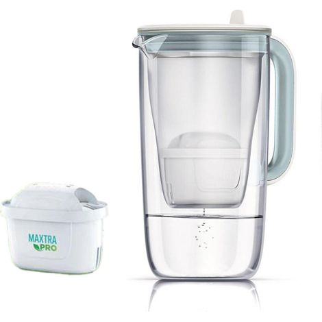 Brita caraffa filtrante in vetro blu 2,5 litri