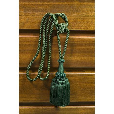 Embrasse Per Tenda "Shantou" Cm.15 Verde 2 Pz