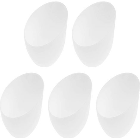 Set mit 5 Ersatzlampenschirmen für Tisch- oder Schreibtischlampen. – 13,6 x 11 x 4 cm – Weiß (1/4)