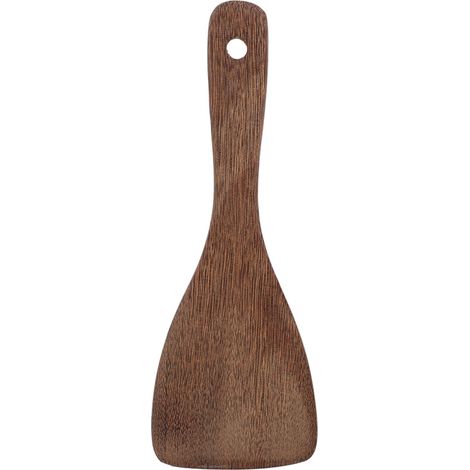 Cuillère en bois pour cuisiner, spatule de cuisine pour riz sauté, ustensile de retournement biseauté (lot de 1) (1/5)