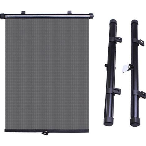 Lot de 2 stores enrouleurs pour voiture, compatibles avec la plupart des SUV. Accessoire de style automobile. (1/5)