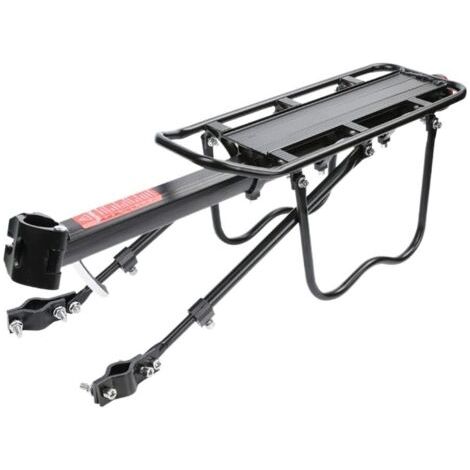 Applicable Porte Bagage Velo ArrièRe Vélo de Route en Alliage d'aluminium Porte-Bagages arrière for 3.3 cm Tube vélos Bagages Selle Sac Porte-Support Support étagère 10 KG Poids Portant Porte Bagage V (1/5)