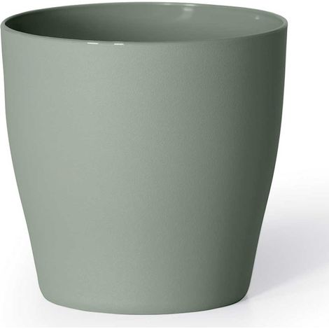 VECA VASO ROTONDO INDOOR LIVING MATT D.17 CM TERRA LAGUNA