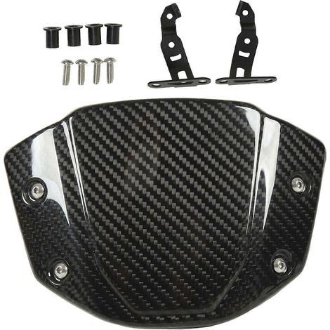 Windschutzscheibe für Honda CB650R (2019–2022), 3K-Carbonfaser-Windabweiser, Ersatz-Schutzscheibe, kompatibel mit Honda, Rennsport-Design, einzigartiges Set