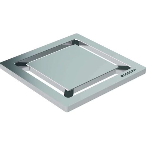 Geberit Griglia Quadrata di Design 8×8cm in Acciaio Inox  154.312.00.1 (1/4)