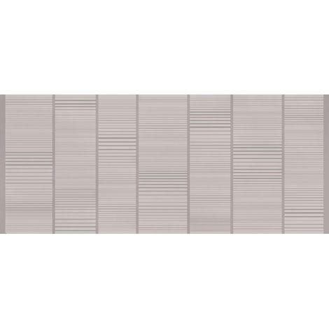 Carrelage effet Béton 3D Gris Taupe Cadenza 120x50x0,85 cm Mat Cortivo - Mur intérieur (vendu par carton de 1,8 m²) - RO'MA CARRELAGE