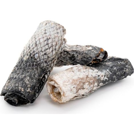 Anima selvaggia snack rotolo di pelle salmone 50g per cani