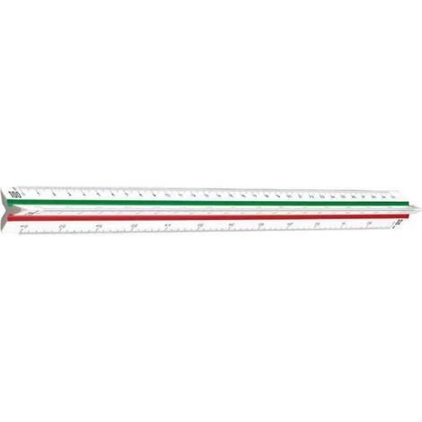 Echelle de réduction Ingenieur, en plastique, blanc (1/2)