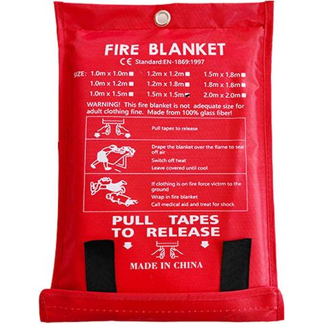 Couverture anti-feu d'urgence pour la cuisine couverture anti-feu pour la maison couverture anti-feu en fibre de verre - Couvertures ignifuges - SDR-L (1/5)