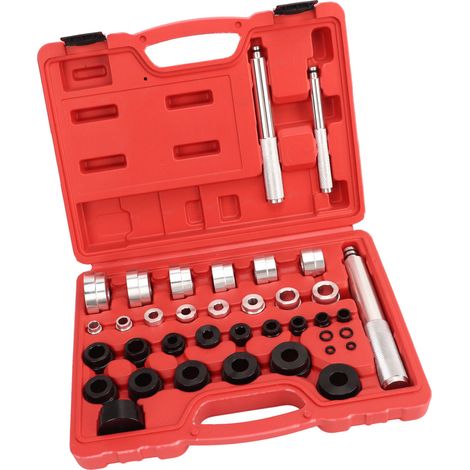 Jeu de 33 douilles de chasse-goupilles maître, métrique et standard SAE, kit d'installation et d'extraction de roulements et joints (1/5)