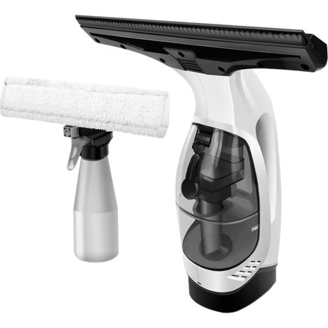 Aspirateur à vitres sans fil, grattoir électrique pour vitres, outil de nettoyage de surfaces brillantes (miroirs, douches, comptoirs en verre, carrelage)