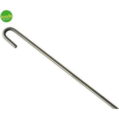 Gancio pendino c/piega  à 4 cm - l 100,0 cm