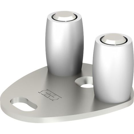 Slid'Up By Mantion – Guide à visser pour porte jusqu'à 90 kg – Pour rainure ou profil U 14-30 mm – Dimensions 46 x 36 x 25 mm – Garantie 5 ans (1/2)