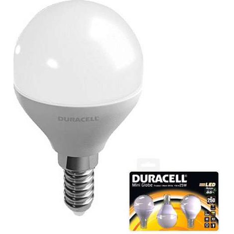 Lampada Led Globo E14 W 3,8 2700K    Pz 3 Duracell