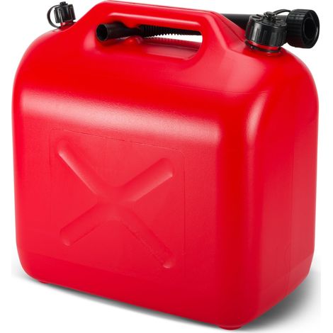 Jerrican Hydrocarbures ECO rouge en PEHD 20 Litres - ALGI EQUIPEMENTS (1/2)