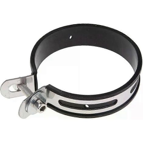 Auspuffhalterung, Schalldämpferhalterung 11 cm, Motorradzubehör, Montagekragen, Aufhänger, Rohrschelle, Gurtsystem, passend für GSXR-JXLGV (1/5)
