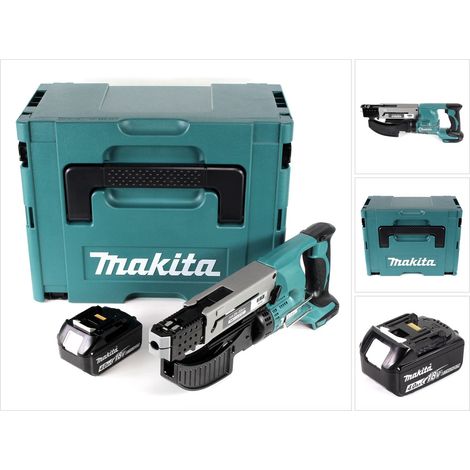 Makita DFR550M1J Visseuse automatique sans fil 25-55mm 18V + 1x Batterie 4,0Ah + Coffret Makpac - sans chargeur
