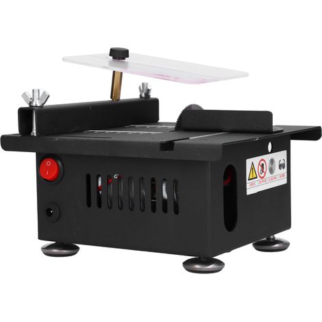 Mini-Tischkreissäge 100 W mit verstellbarer Führungsschiene, 110–240 V, EU-Stecker (1/5)